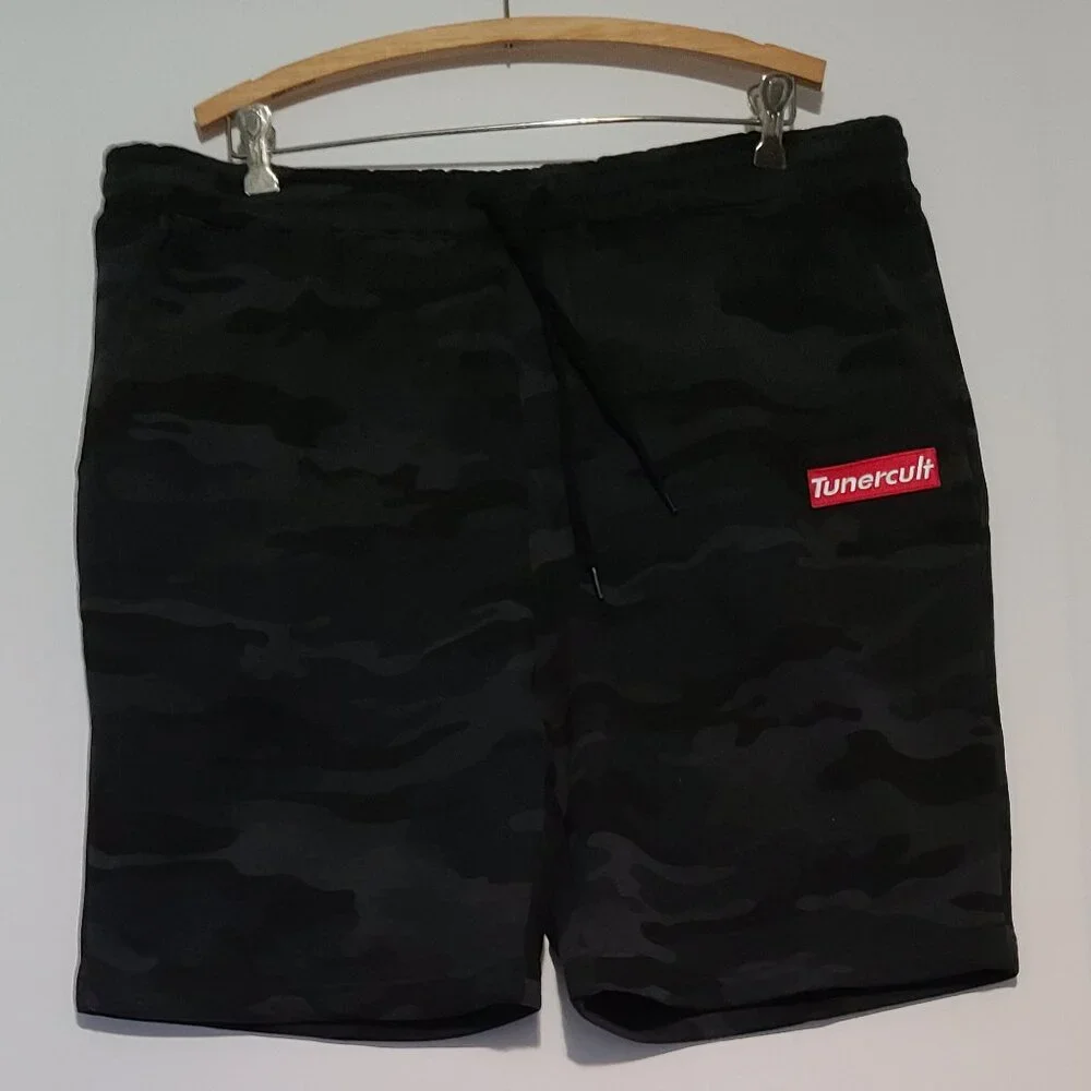 TURNER CULT CAMO PULL -ON SWEAT SHORTS/ ELASTIC WAIST /SIZE XX